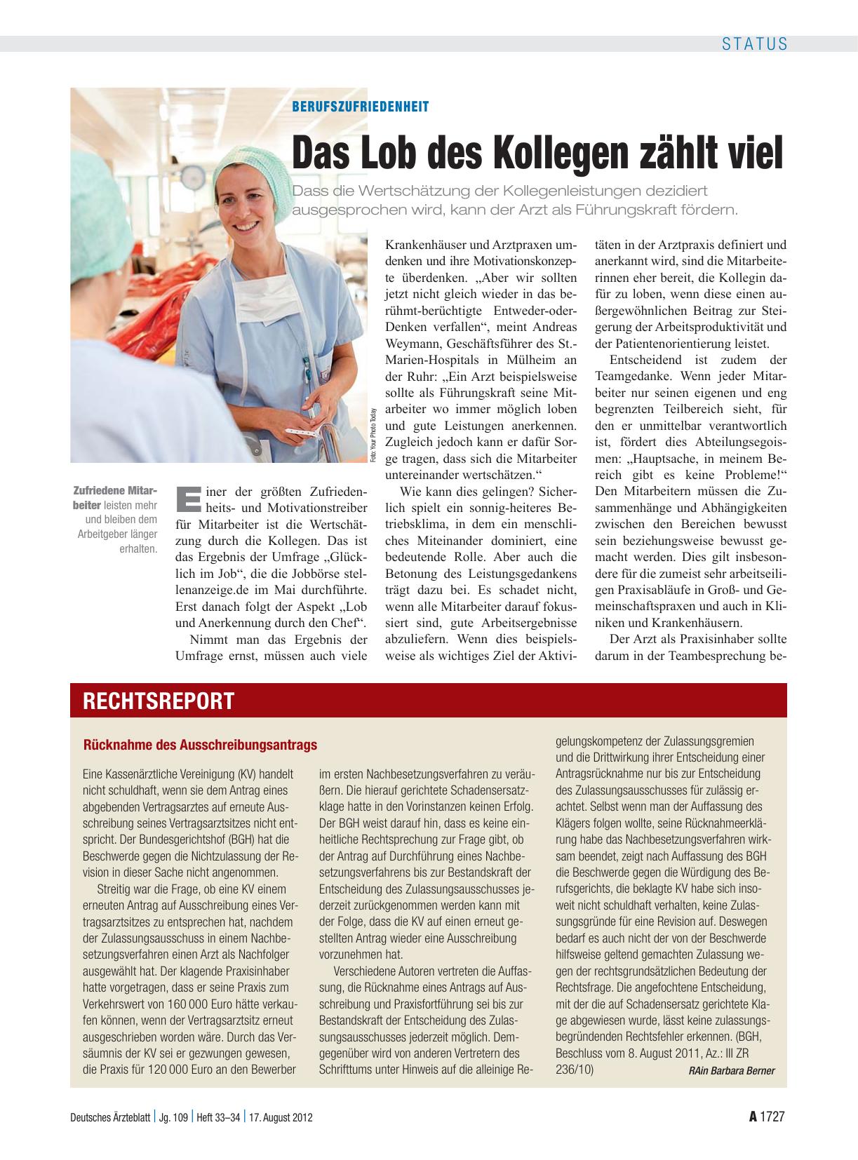 Vorschauseite 1: Rücknahme des Ausschreibungsantrags