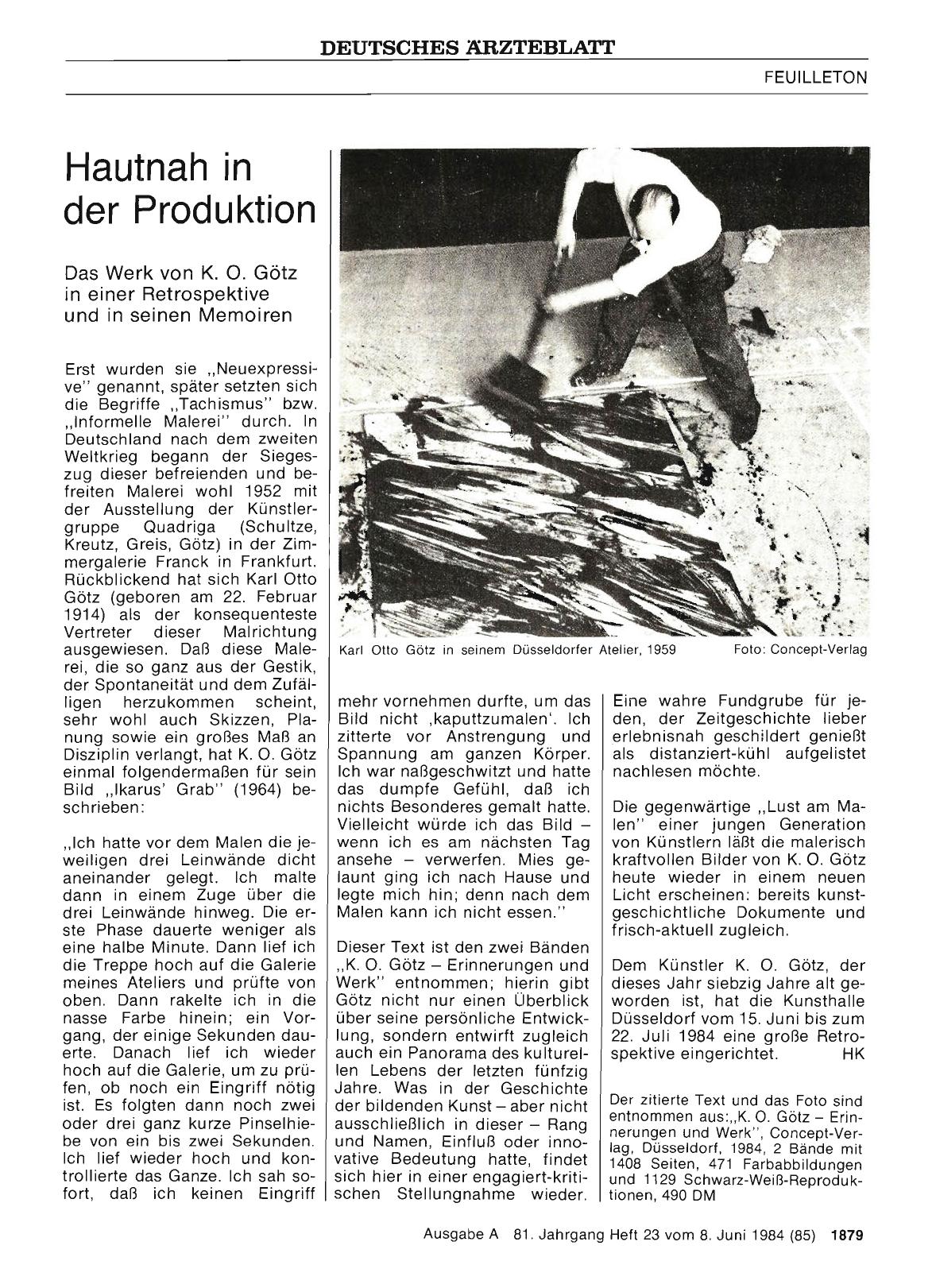 Vorschauseite 1: Hautnah in der Produktion