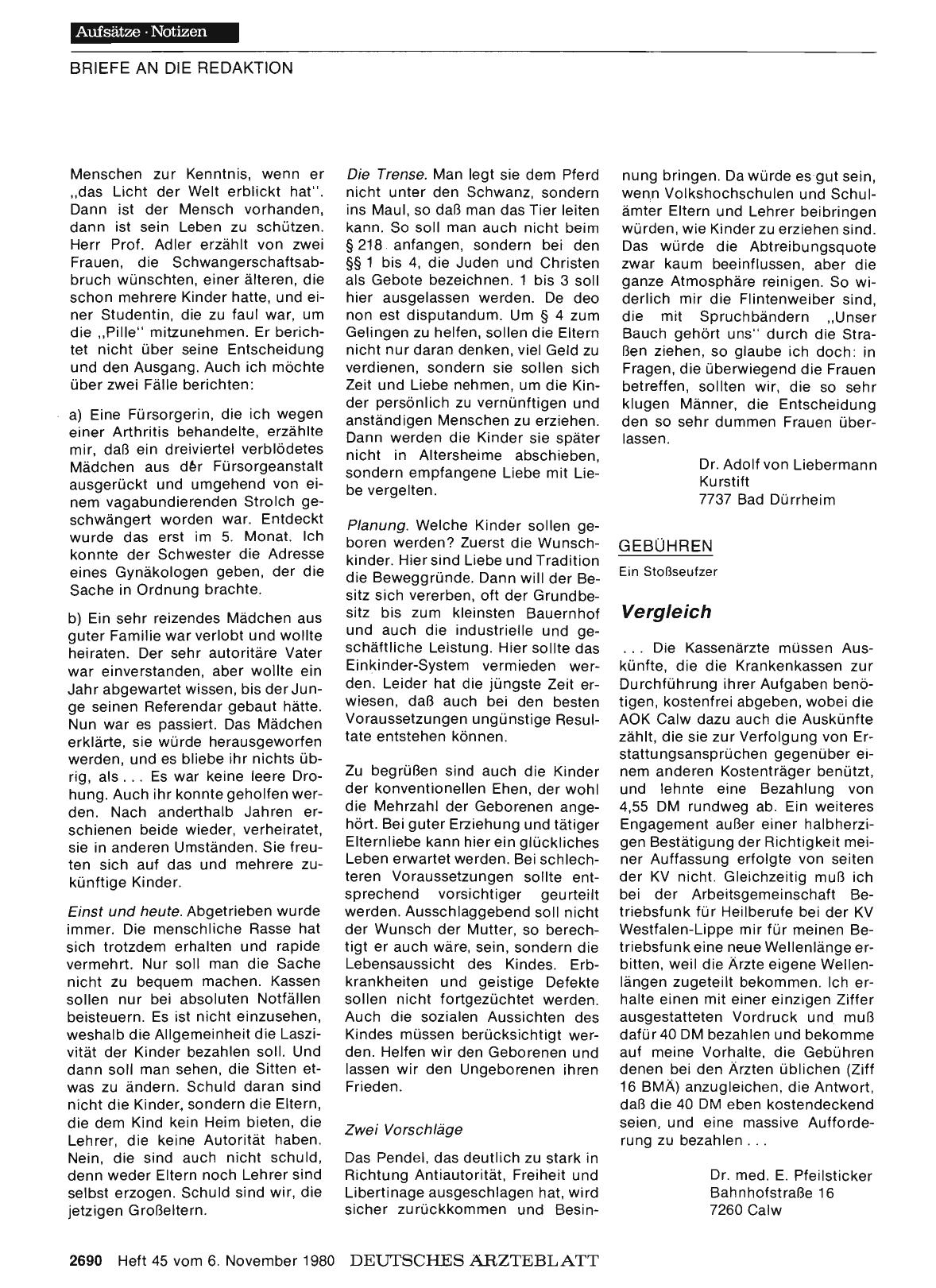 Vorschauseite 1: GEBÜHREN: Vergleich