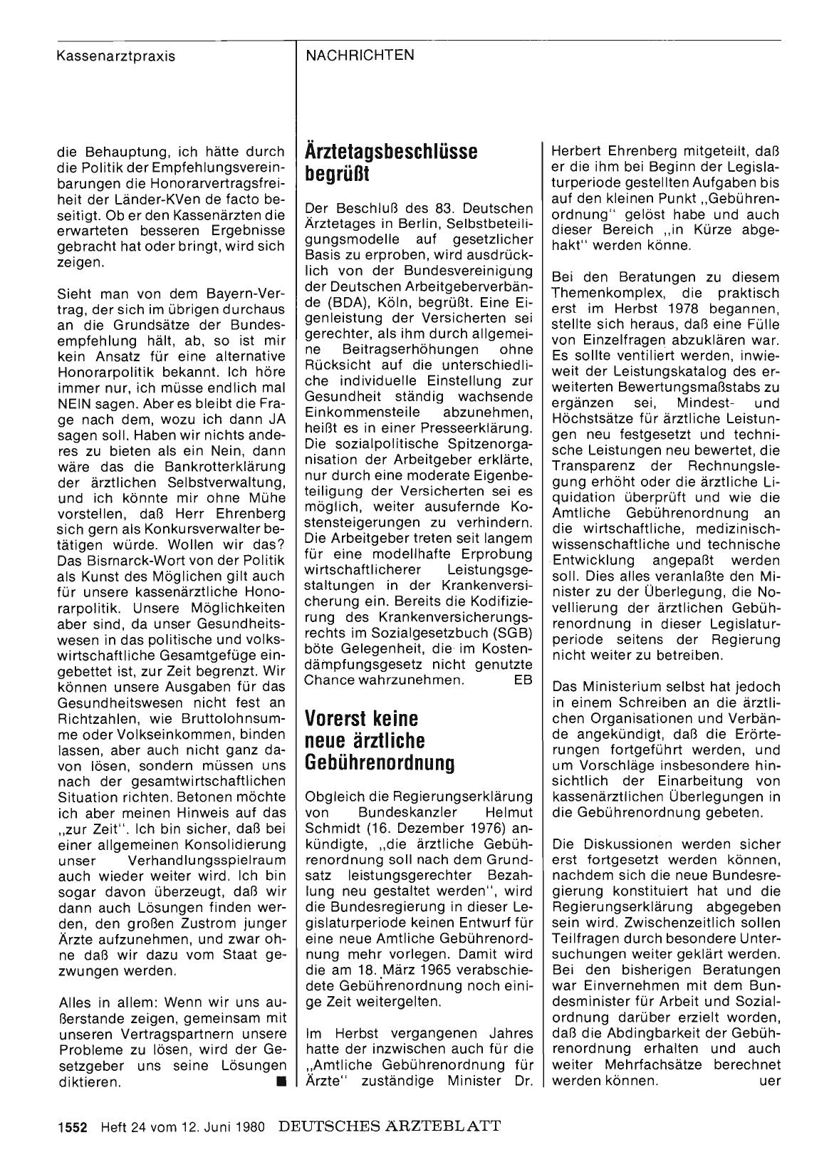 Vorschauseite 1: Ärztetagsbeschlüsse begrüßt