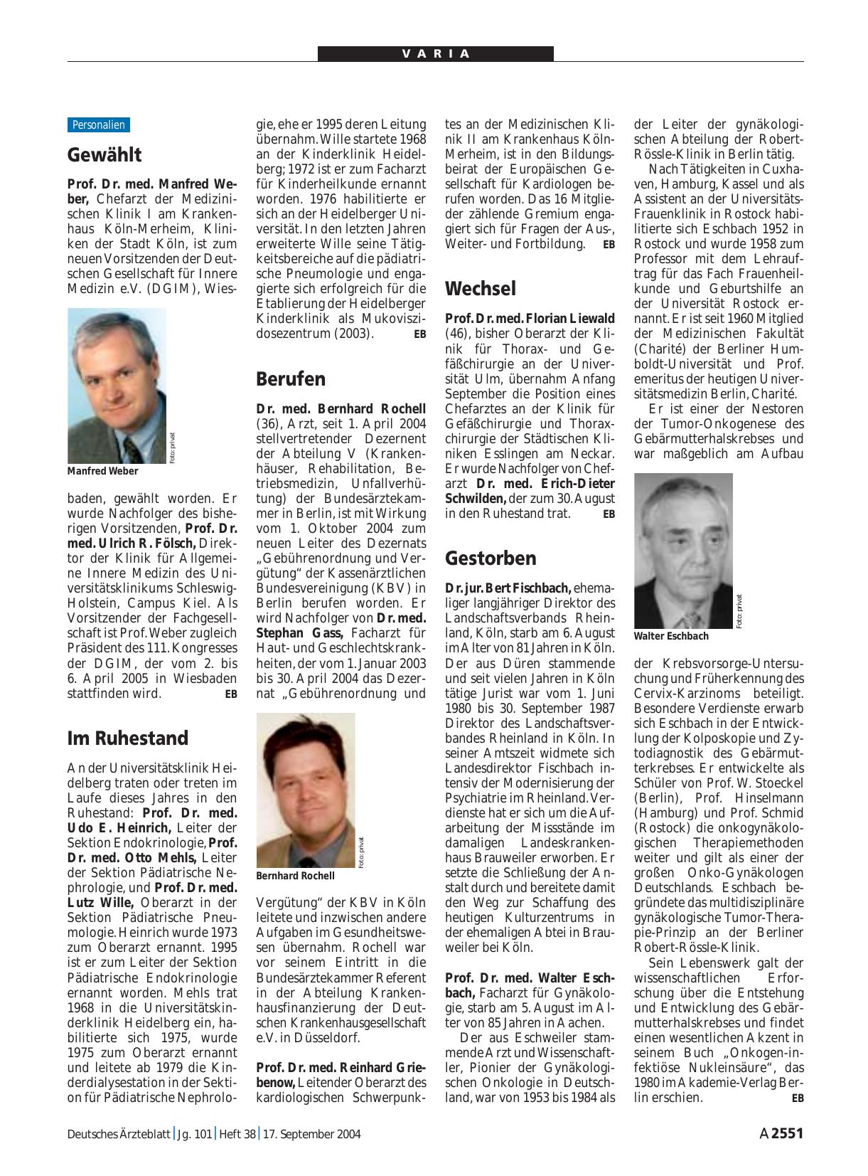 Vorschauseite 1: Berufen
