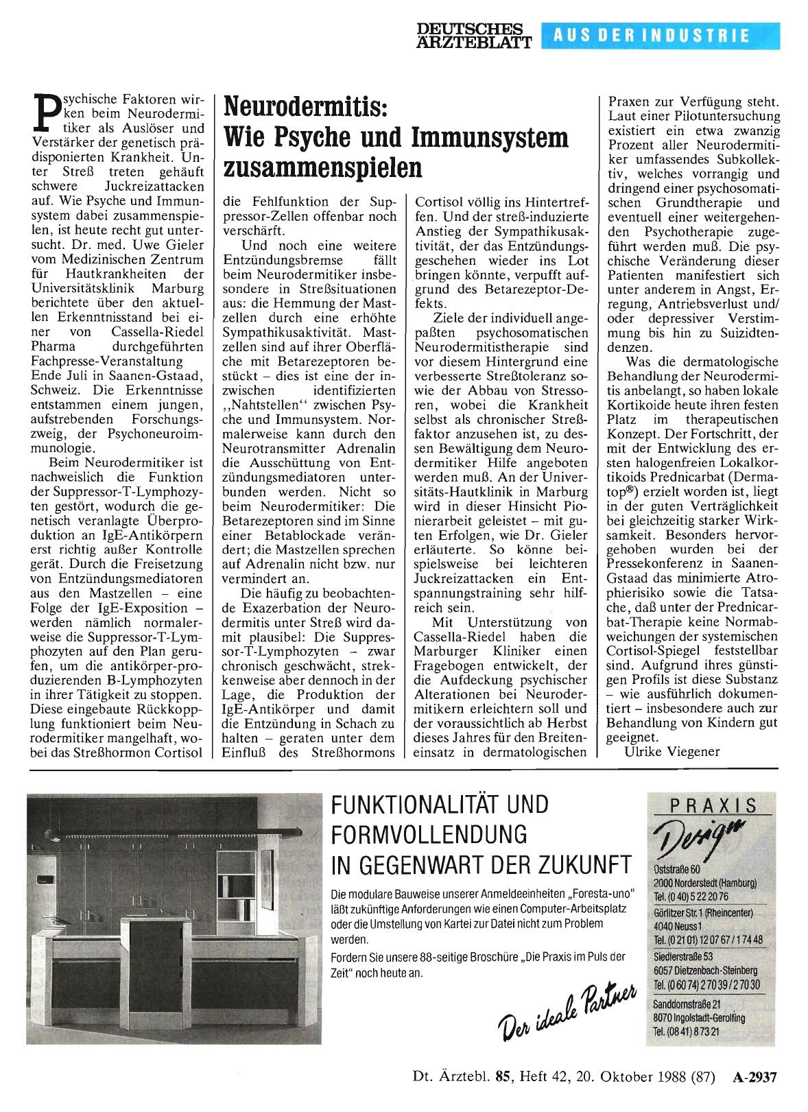 Vorschauseite 1: Neurodermitis: Wie Psyche und Immunsystem zusammenspielen