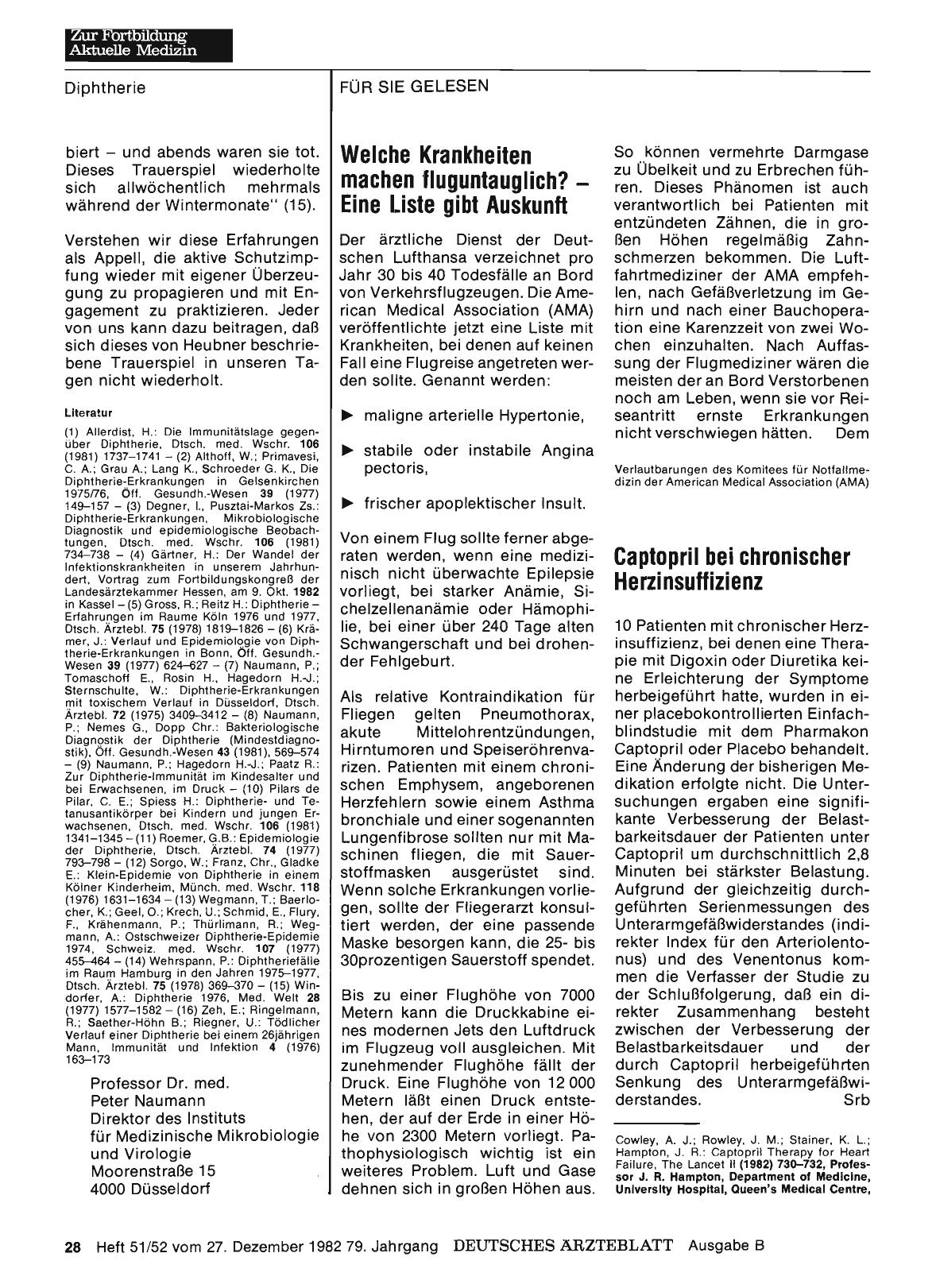 Vorschauseite 1: Welche Krankheiten machen fluguntauglich? - Eine Liste gibt Auskunft