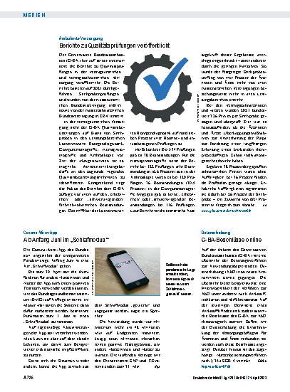 Vorschauseite 1: Corona-Warn-App: Ab Anfang Juni im „Schlafmodus“