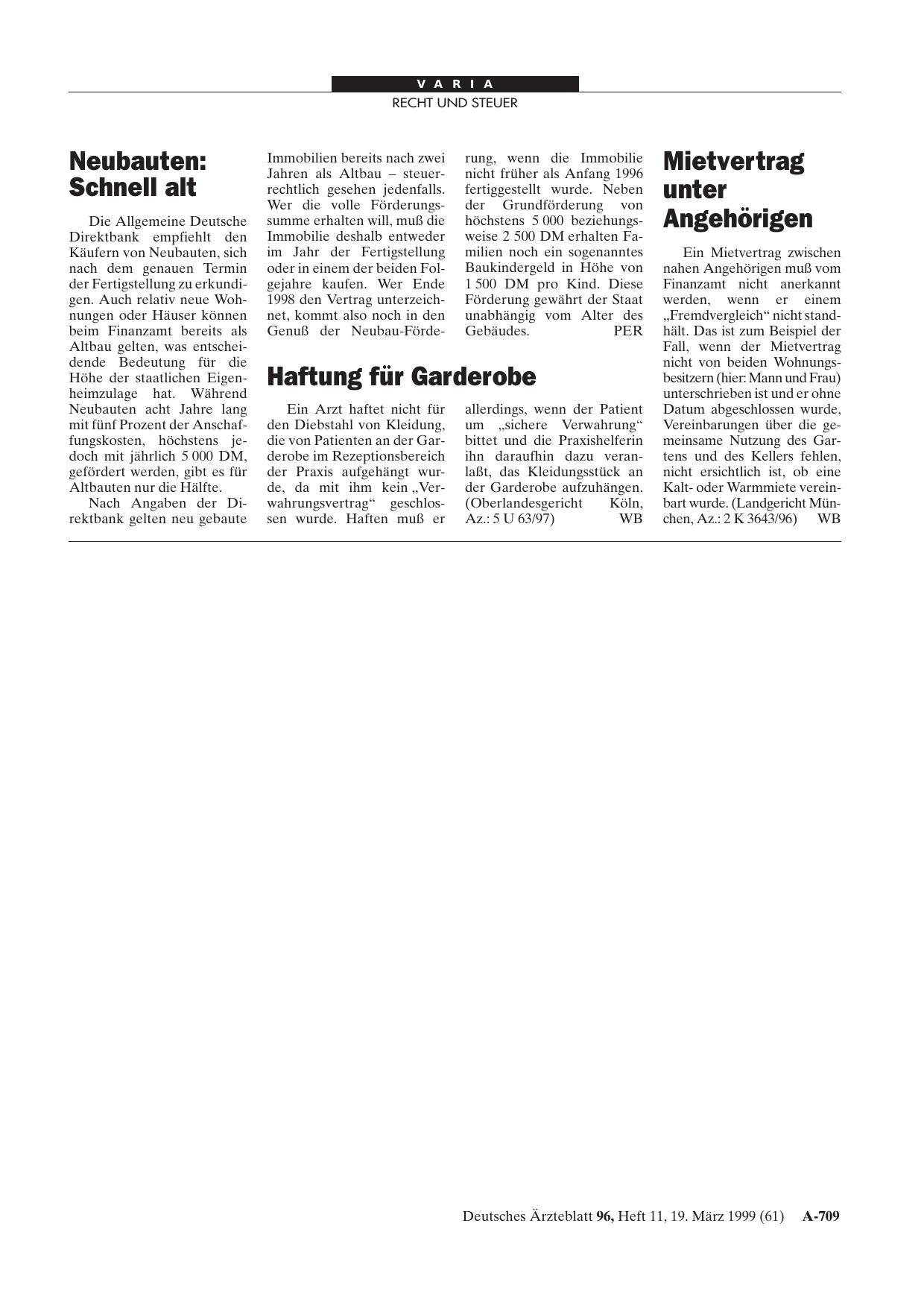 Vorschauseite 1: Mietvertrag unter Angehörigen
