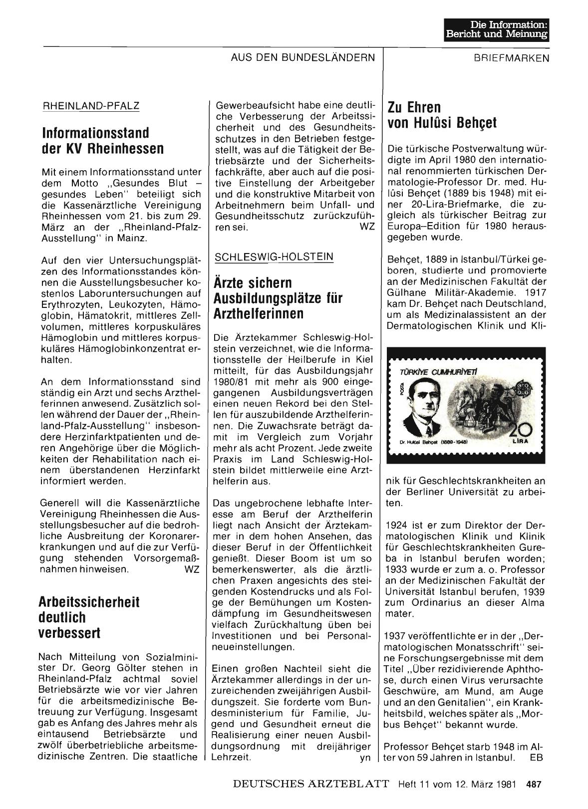 Vorschauseite 1: RHEINLAND-PFALZ: Informationsstand der KV Rheinhessen