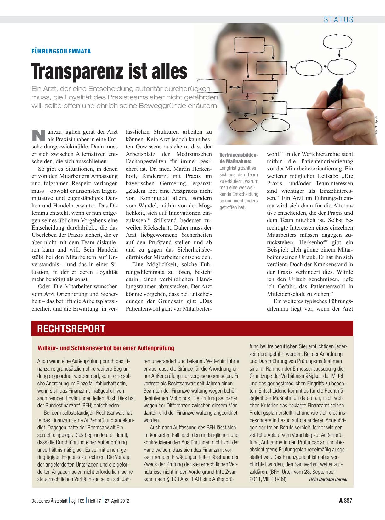 Vorschauseite 1: Willkürund Schikaneverbot bei einer Außenprüfung