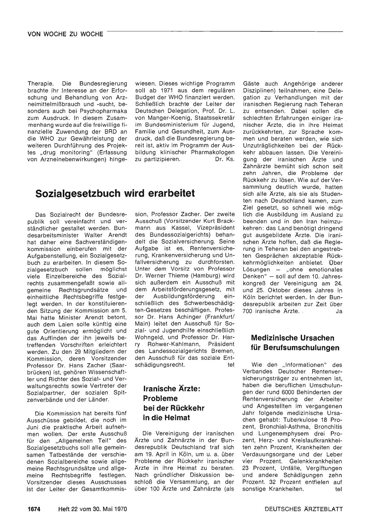 Vorschauseite 1: Iranische Ärzte: Probleme bei der Rückkehr in die Heimat
