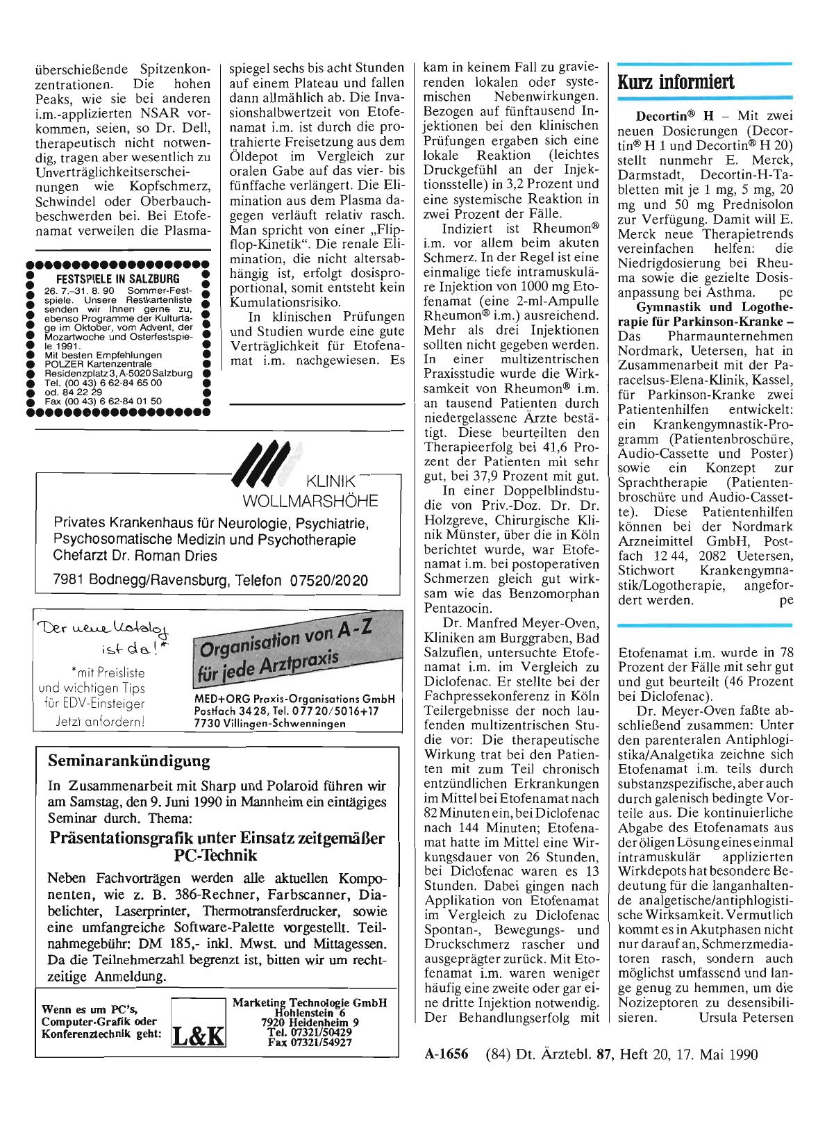 Vorschauseite 1: Kurz informiert