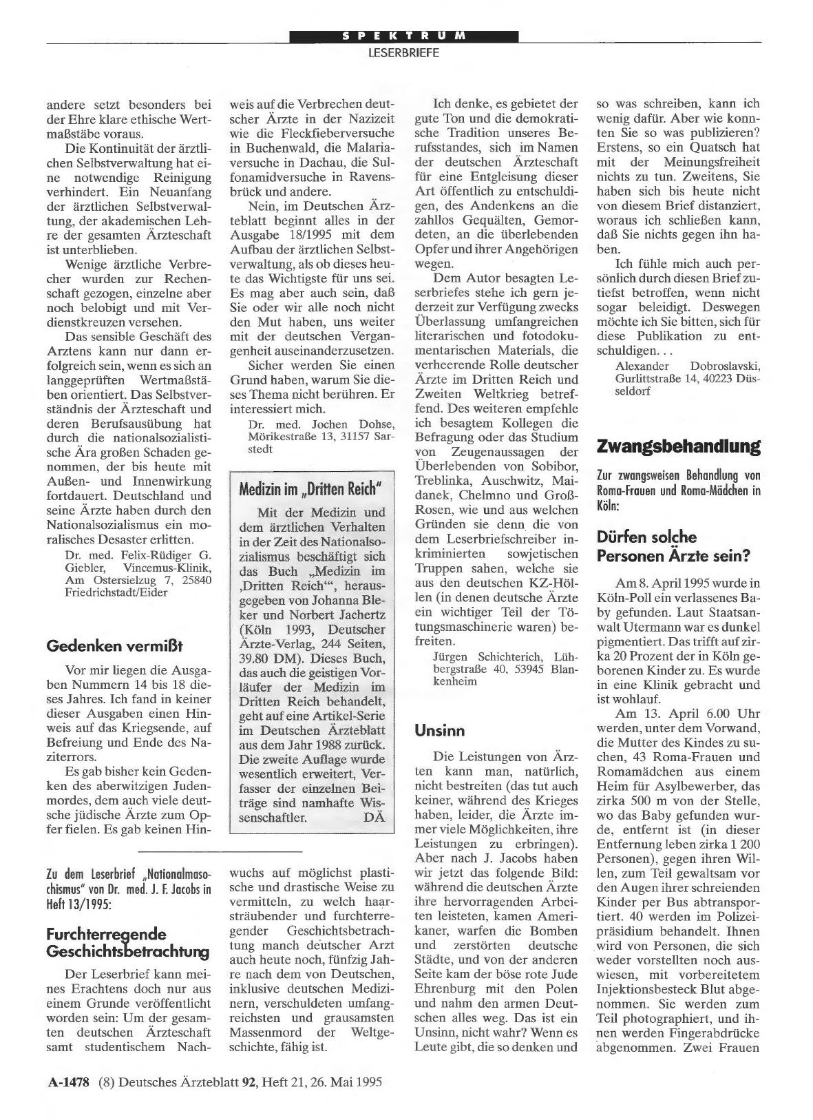 Vorschauseite 1: Vergangenheit: Furchterregende Geschichtsbetrachtung