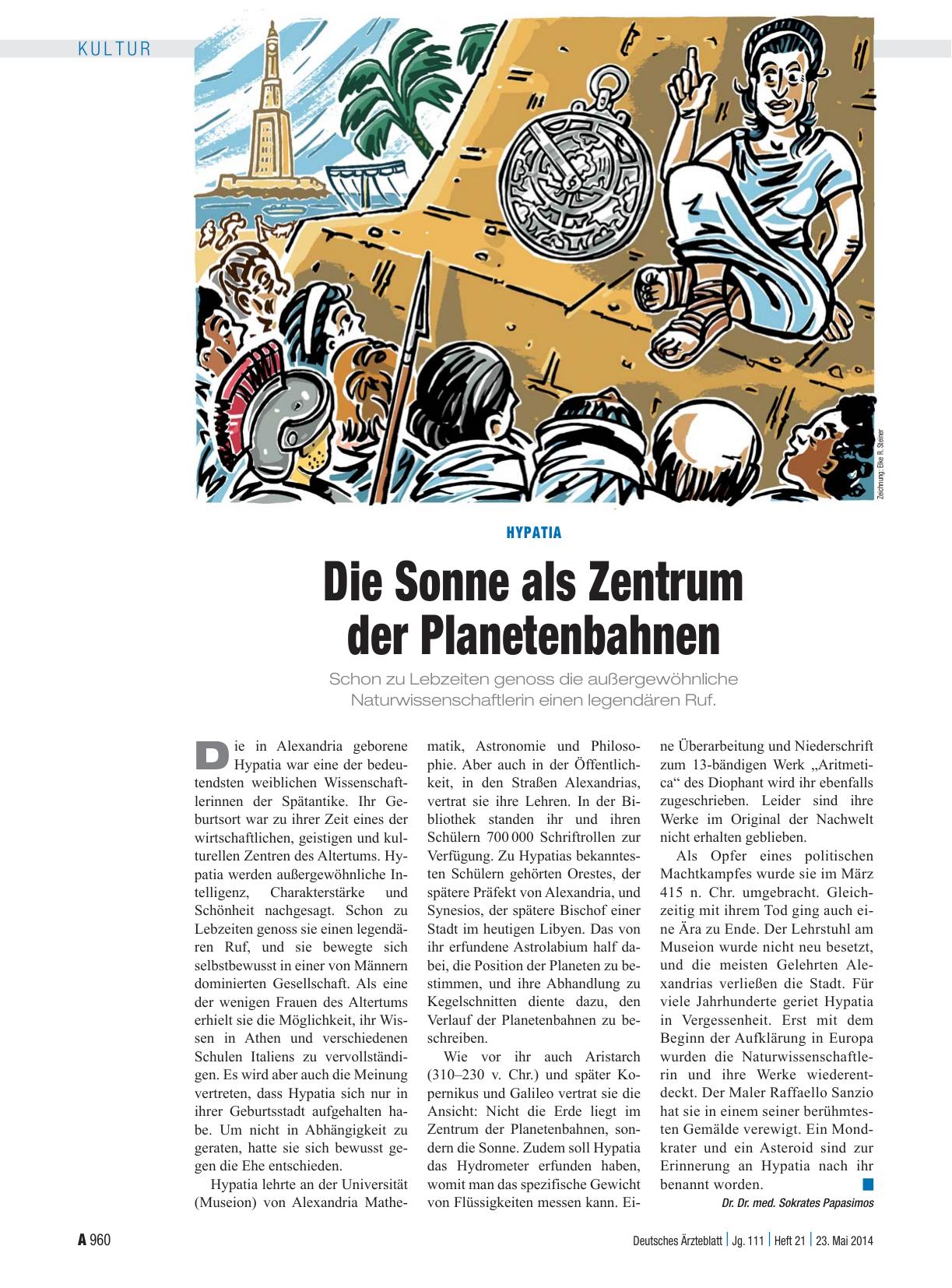 Vorschauseite 1: Hypatia: Die Sonne als Zentrum der Planetenbahnen