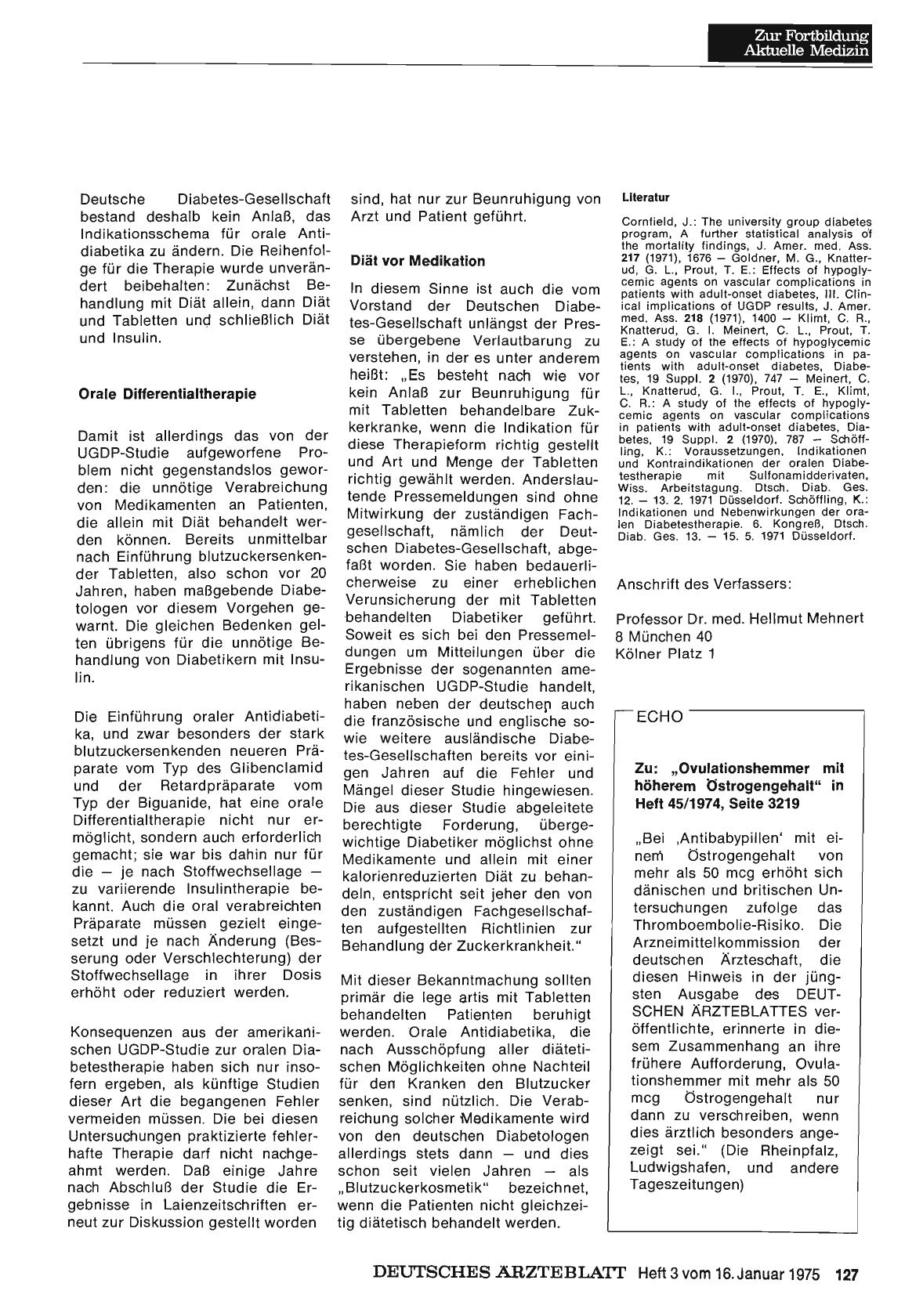 Vorschauseite 1: Ovulationshemmer mit höherem Östrogengehalt