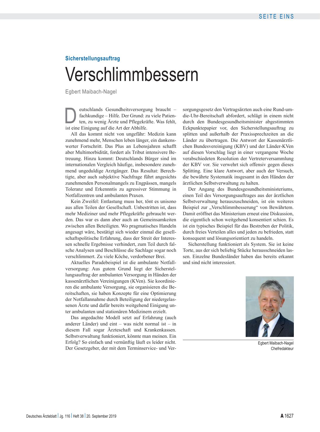 Vorschauseite 1: Sicherstellungsauftrag: Verschlimmbessern
