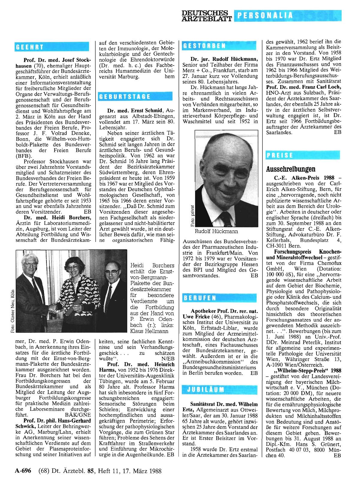 Vorschauseite 1: PREISE