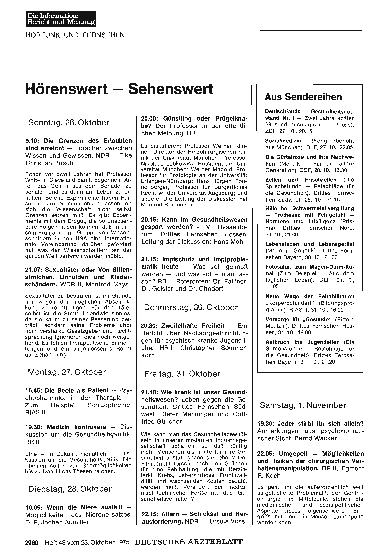 Vorschauseite 1: Hörenswert — Sehenswert