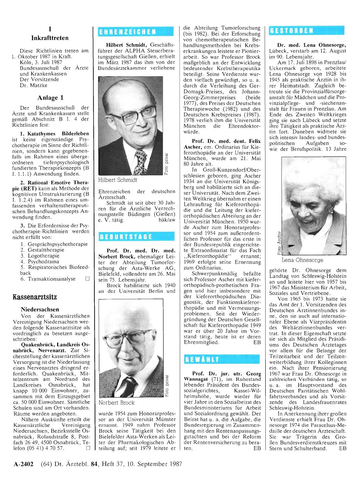 Vorschauseite 1: Ehrenzeichen