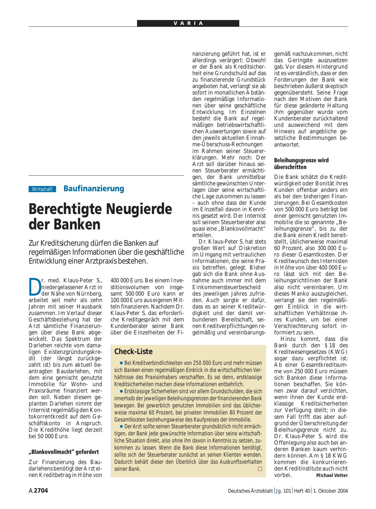 Vorschauseite 1: Check-Liste