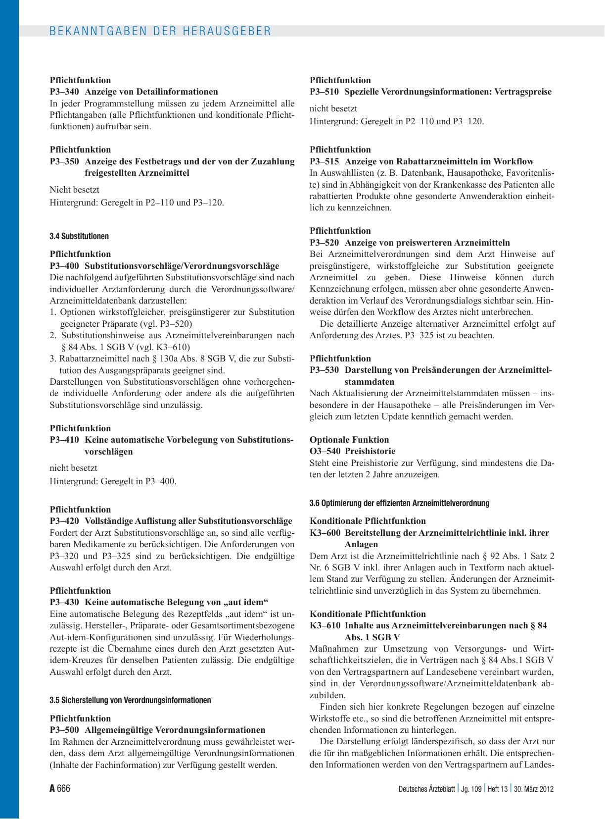 Vorschauseite 6: Anforderungskatalog nach § 73 Abs. 8 SGB V für Verordnungssoftware/Arzneimitteldatenbanken Anlage 23 zu § 29 Bundesmantelvertrag – Ärzte bzw. § 15 Bundesmantelvertrag – Ärzte/Ersa…