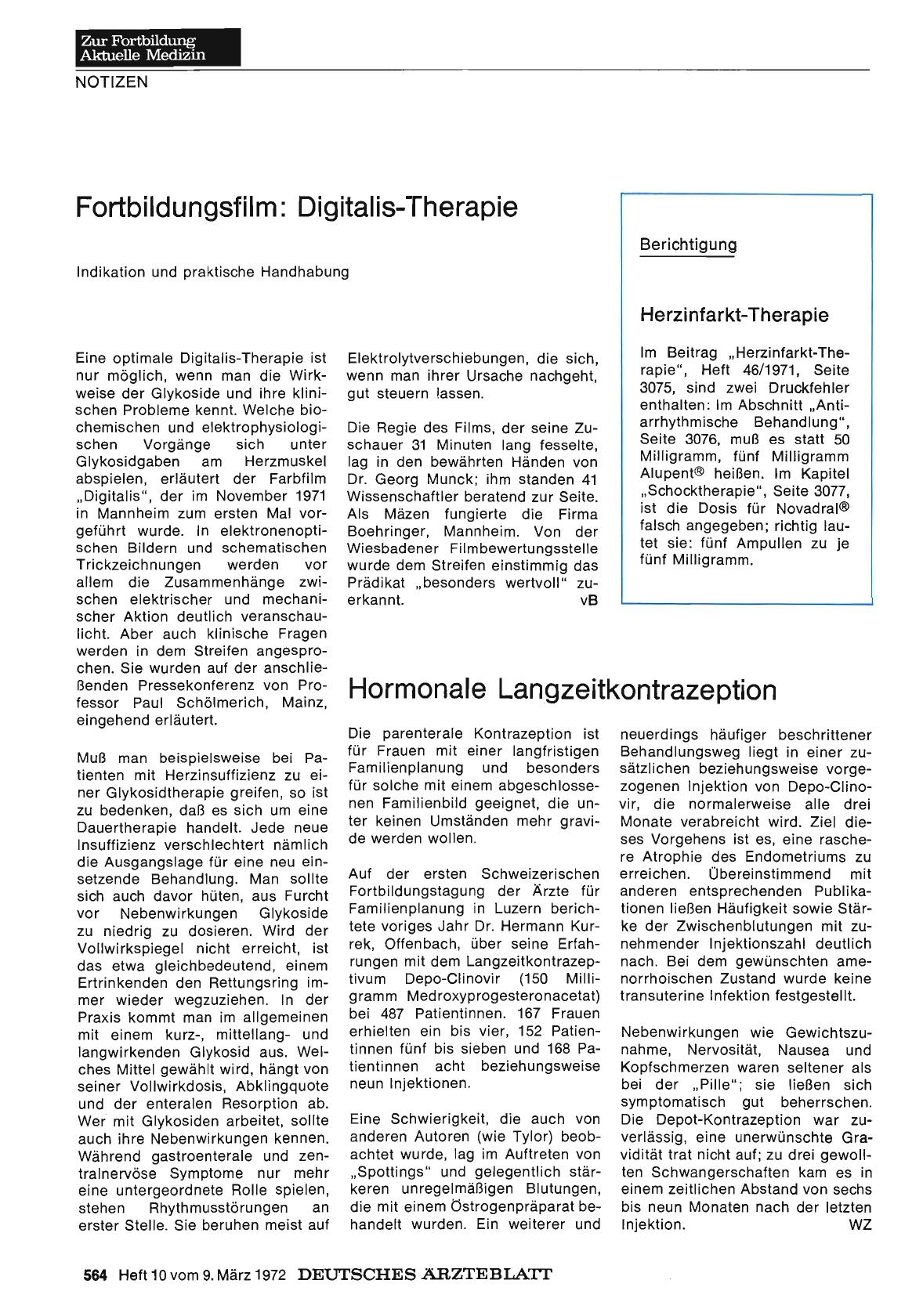 Vorschauseite 1: Herzinfarkt-Therapie