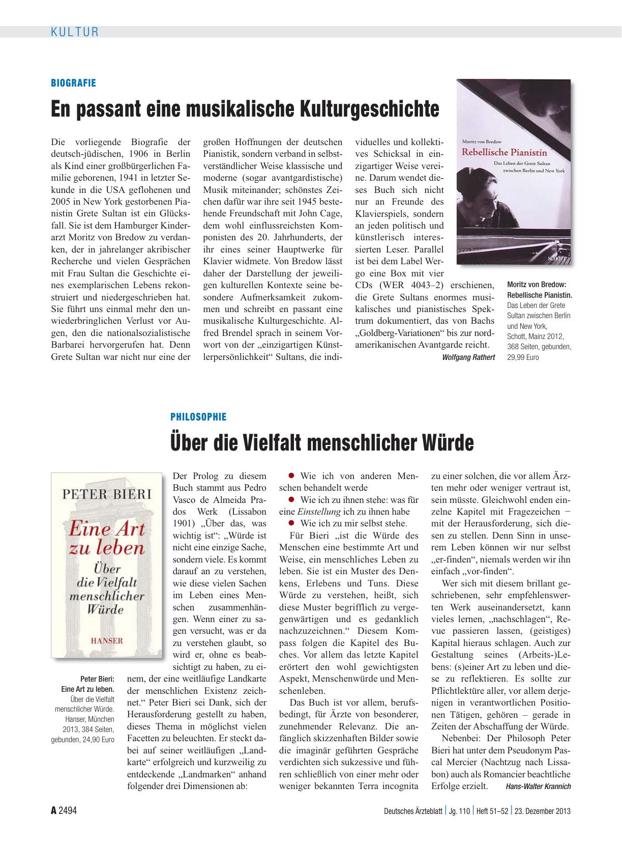 Vorschauseite 1: Philosophie: Über die Vielfalt menschlicher Würde