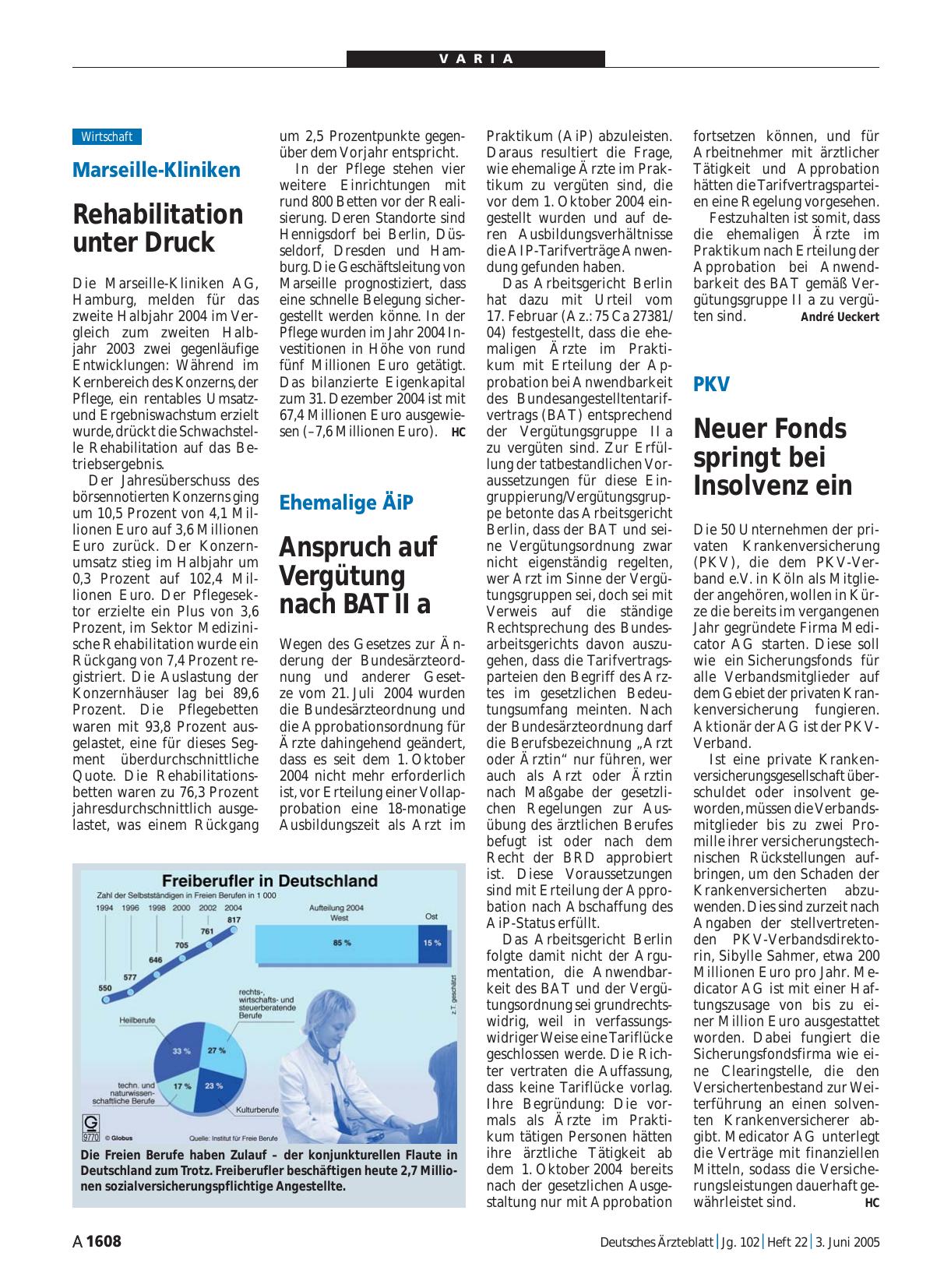 Vorschauseite 1: PKV: Neuer Fonds springt bei Insolvenz ein
