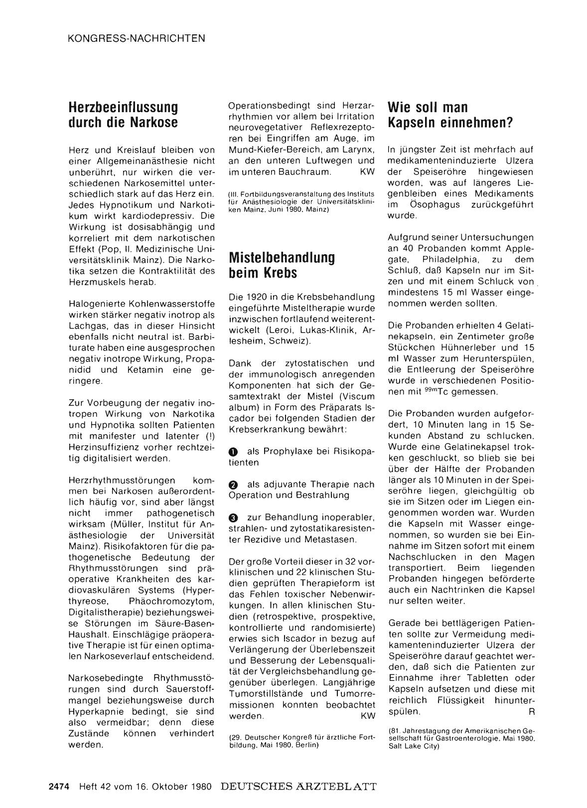 Vorschauseite 1: Mistelbehandlung beim Krebs