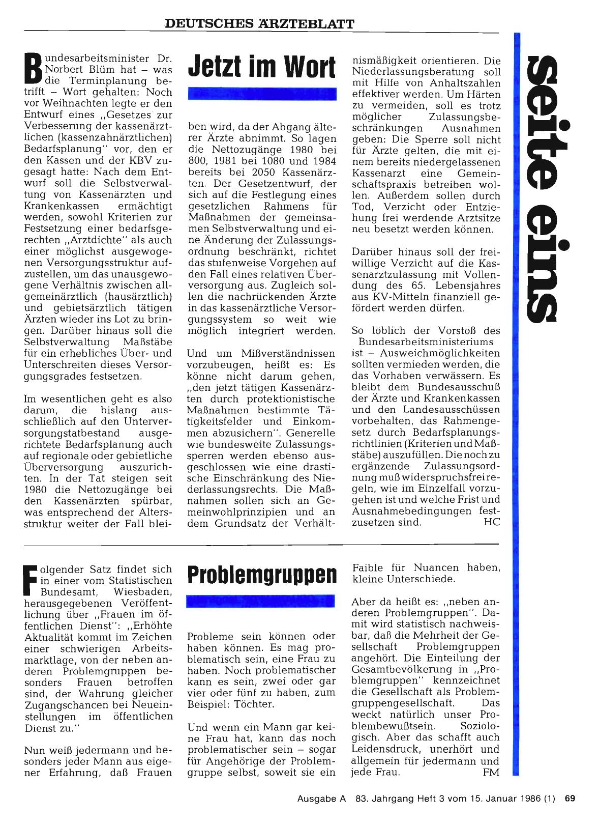 Vorschauseite 1: Problemgruppen