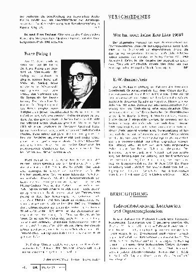 Vorschauseite 1: Franz Fiebig †