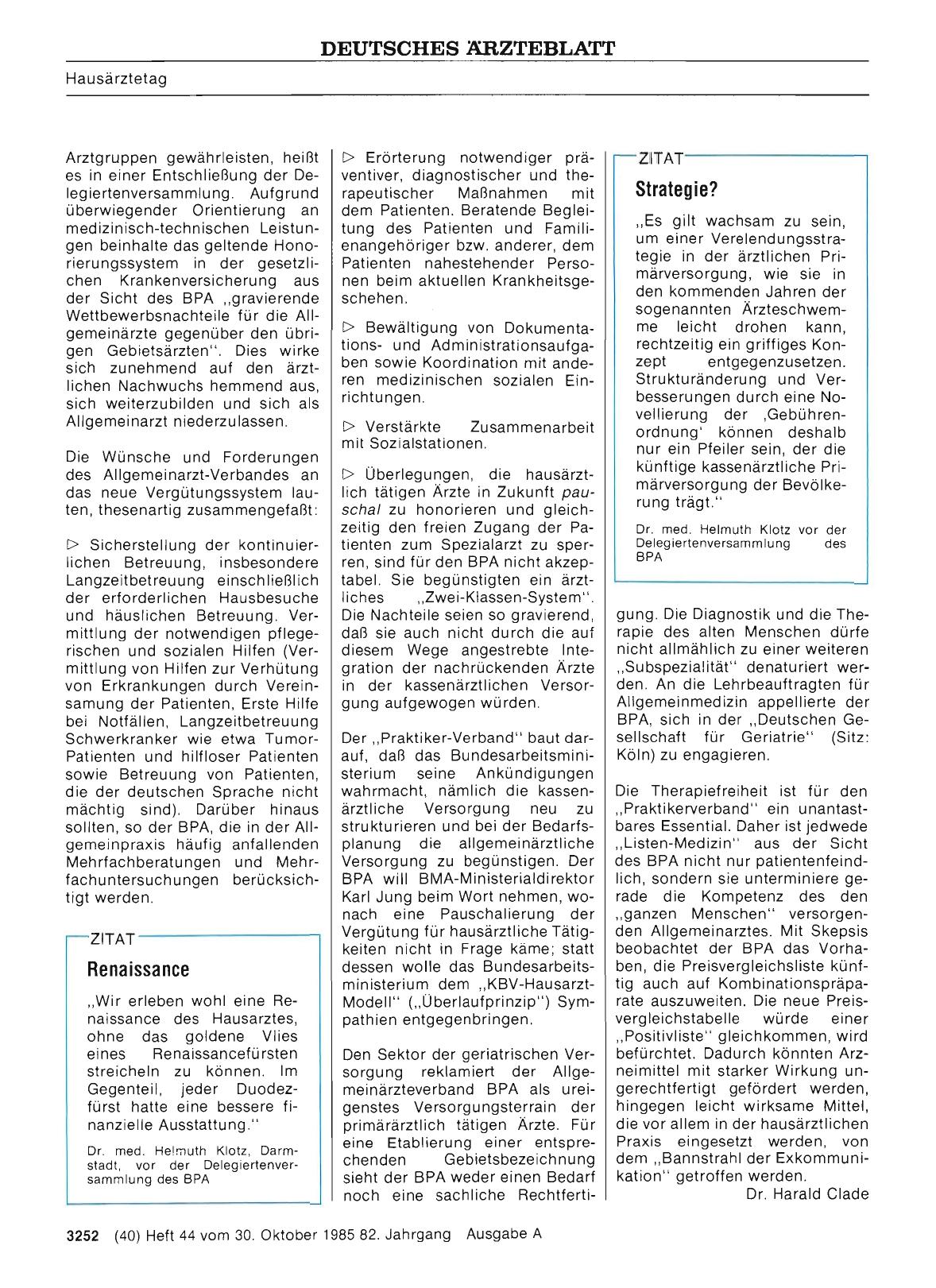 Vorschauseite 1: ZITAT: Strategie?