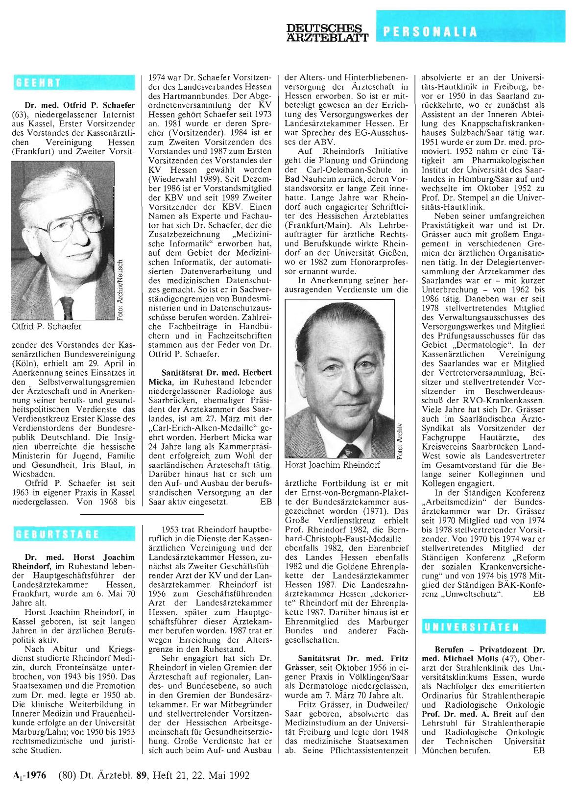 Vorschauseite 1: Geehrt