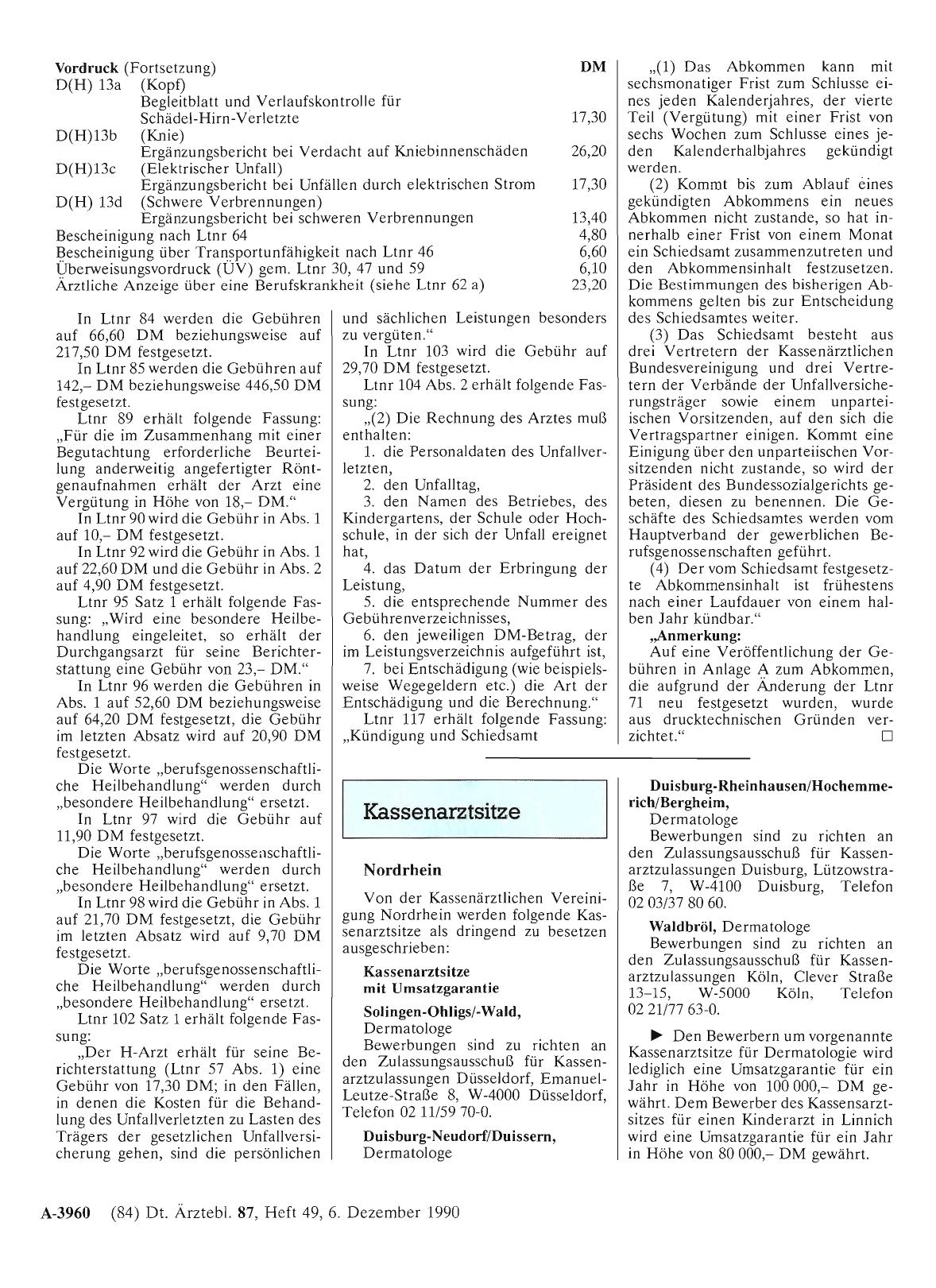 Vorschauseite 1: Kassenarztsitze