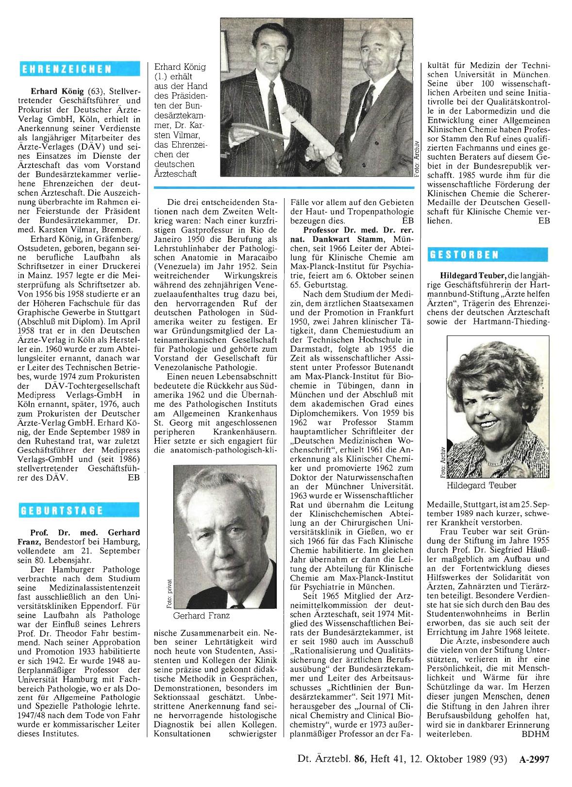 Vorschauseite 1: Gestorben