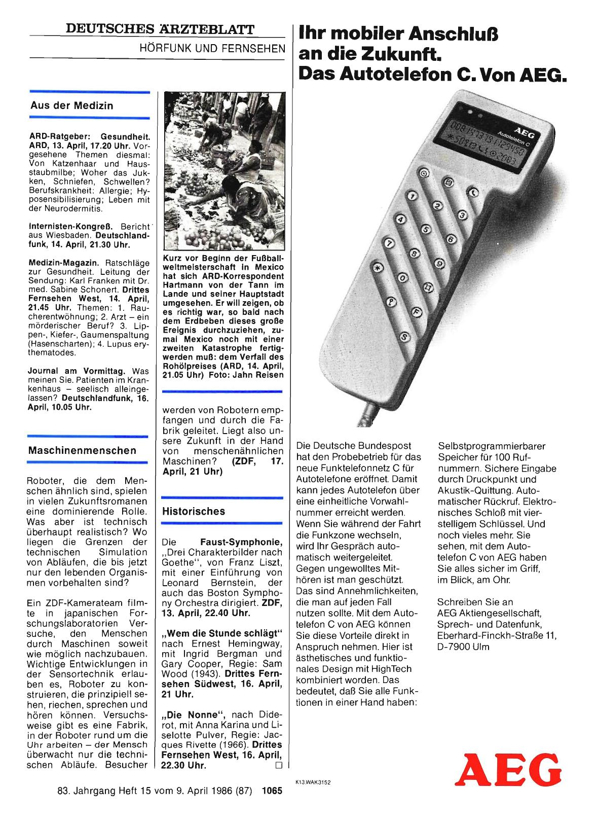 Vorschauseite 1: Aus der Medizin