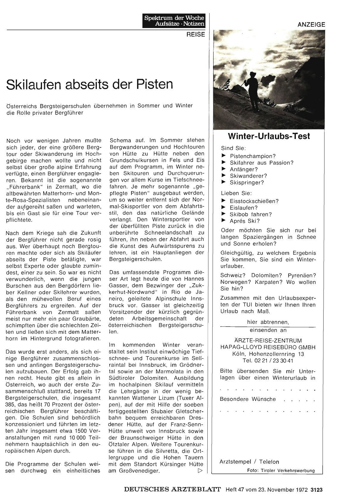 Vorschauseite 1: Skilaufen abseits der Pisten