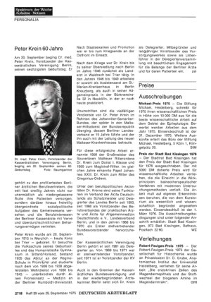 Vorschauseite 1: Verleihungen
