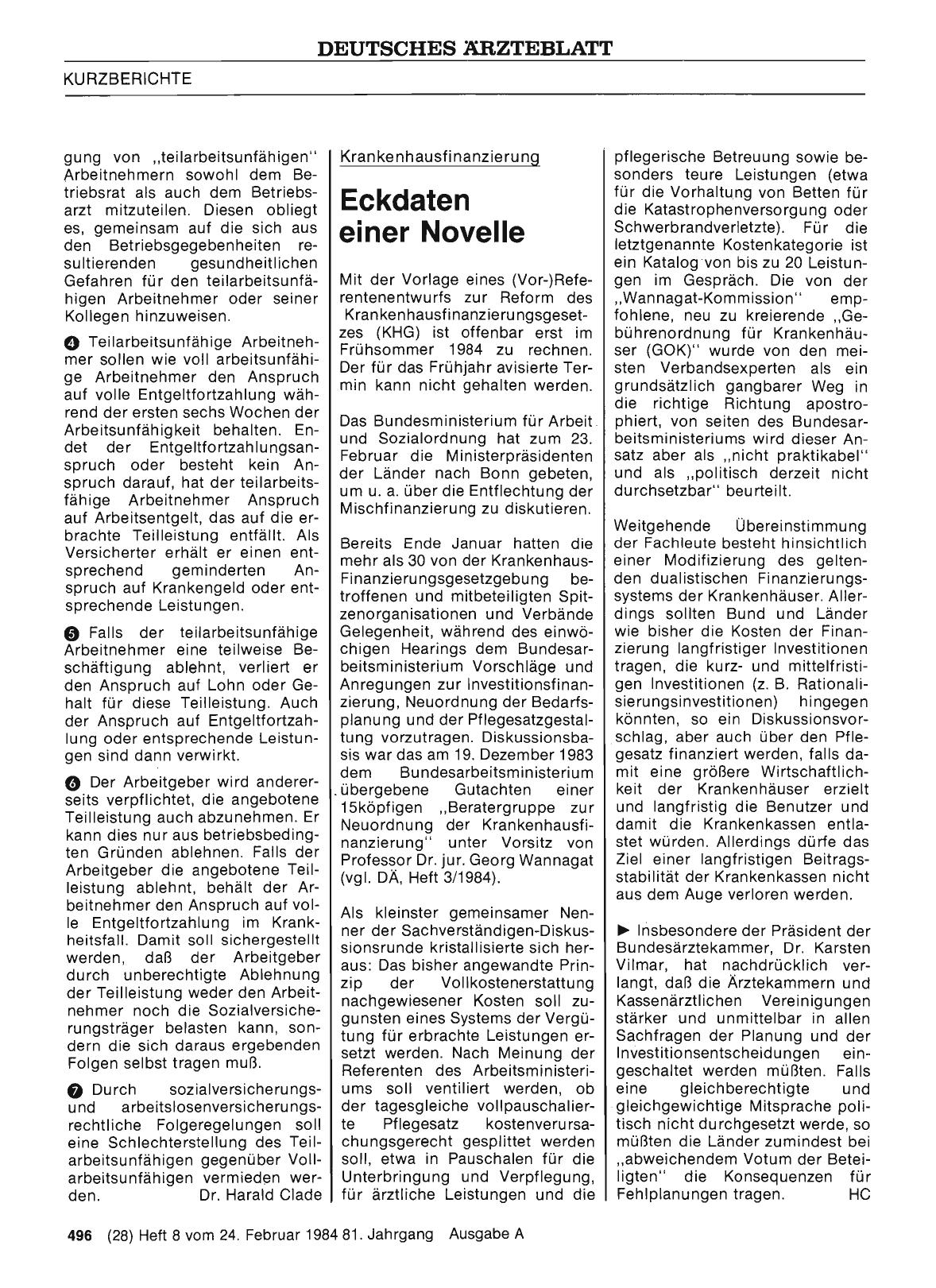 Vorschauseite 1: Krankenhausfinanzierung Eckdaten einer Novelle
