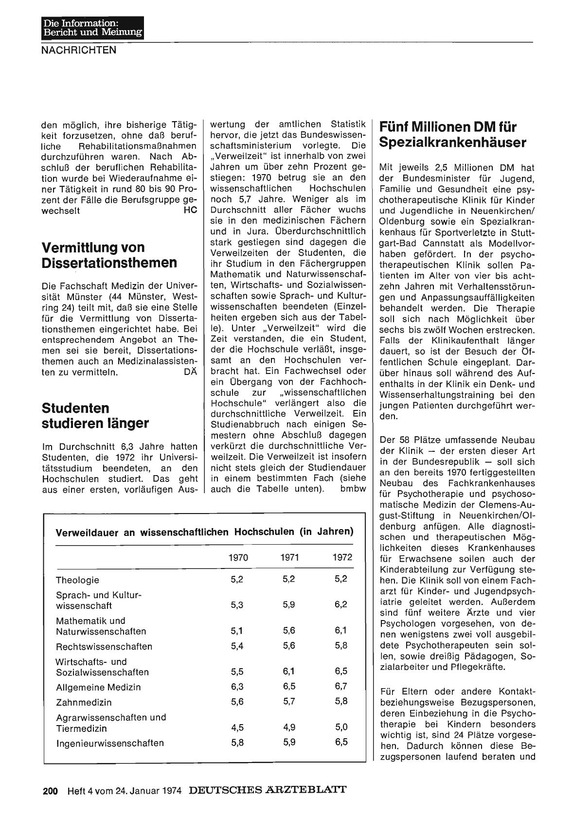 Vorschauseite 1: Vermittlung von Dissertationsthemen