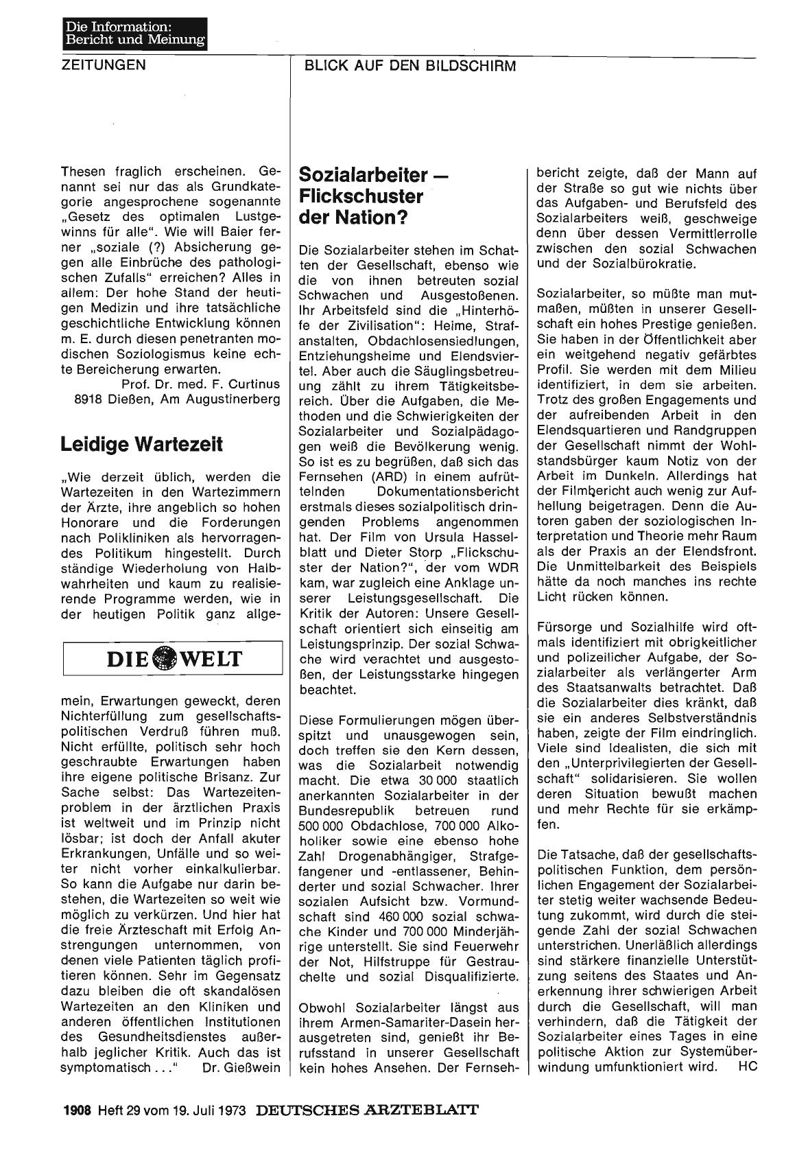 Vorschauseite 1: Sozialarbeiter - Flickschuster der Nation?