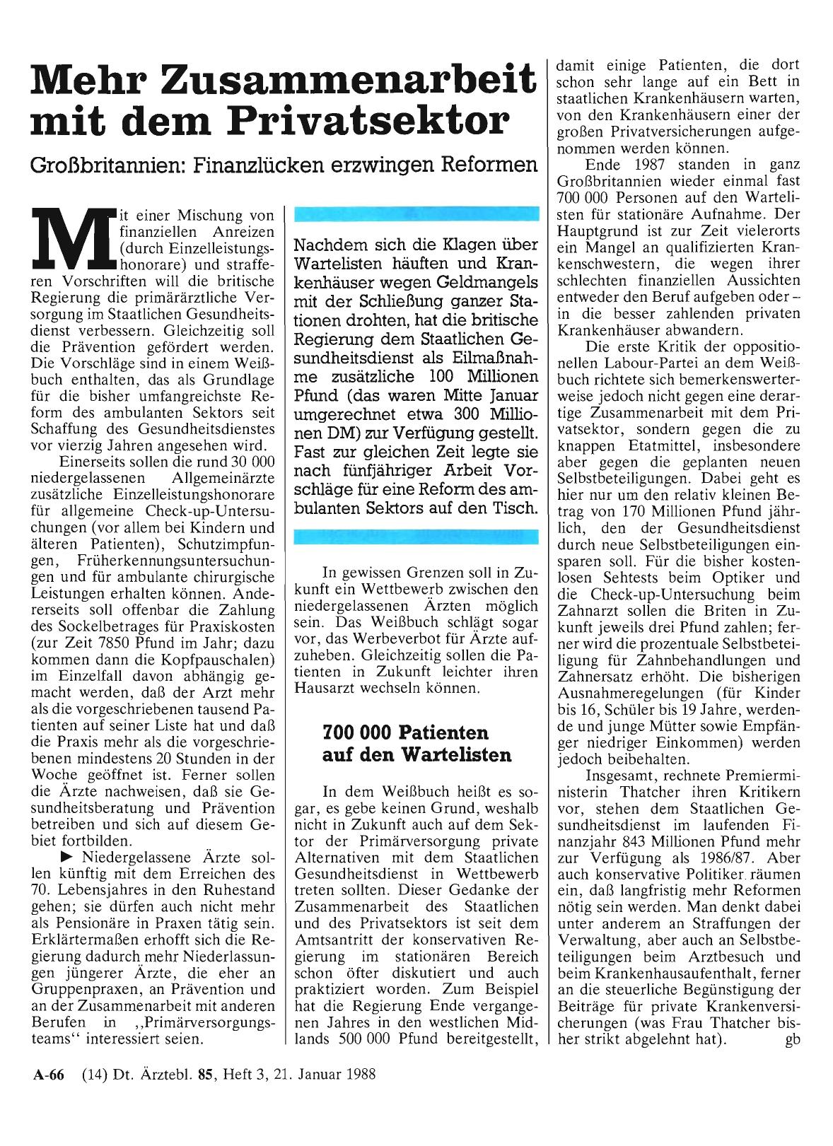 Vorschauseite 1: Mehr Zusammenarbeit mit dem Privatsektor