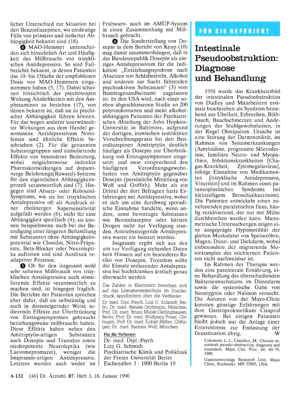 Vorschauseite 1: Intestinale Pseudoobstruktion: Diagnose und Behandlung