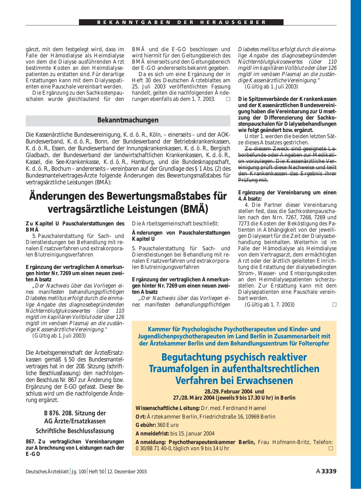 Vorschauseite 1: Begutachtung psychisch reaktiver Traumafolgen in aufenthaltsrechtlichen Verfahren bei Erwachsenen