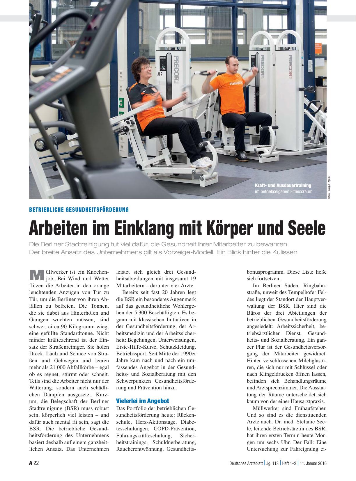 Vorschauseite 1: Betriebliche Gesundheitsförderung: Arbeiten im Einklang mit Körper und Seele