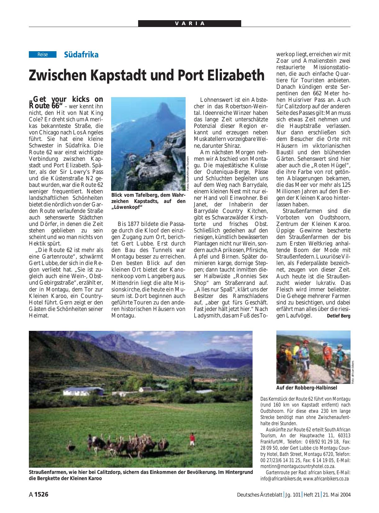 Vorschauseite 1: Südafrika: Zwischen Kapstadt und Port Elizabeth