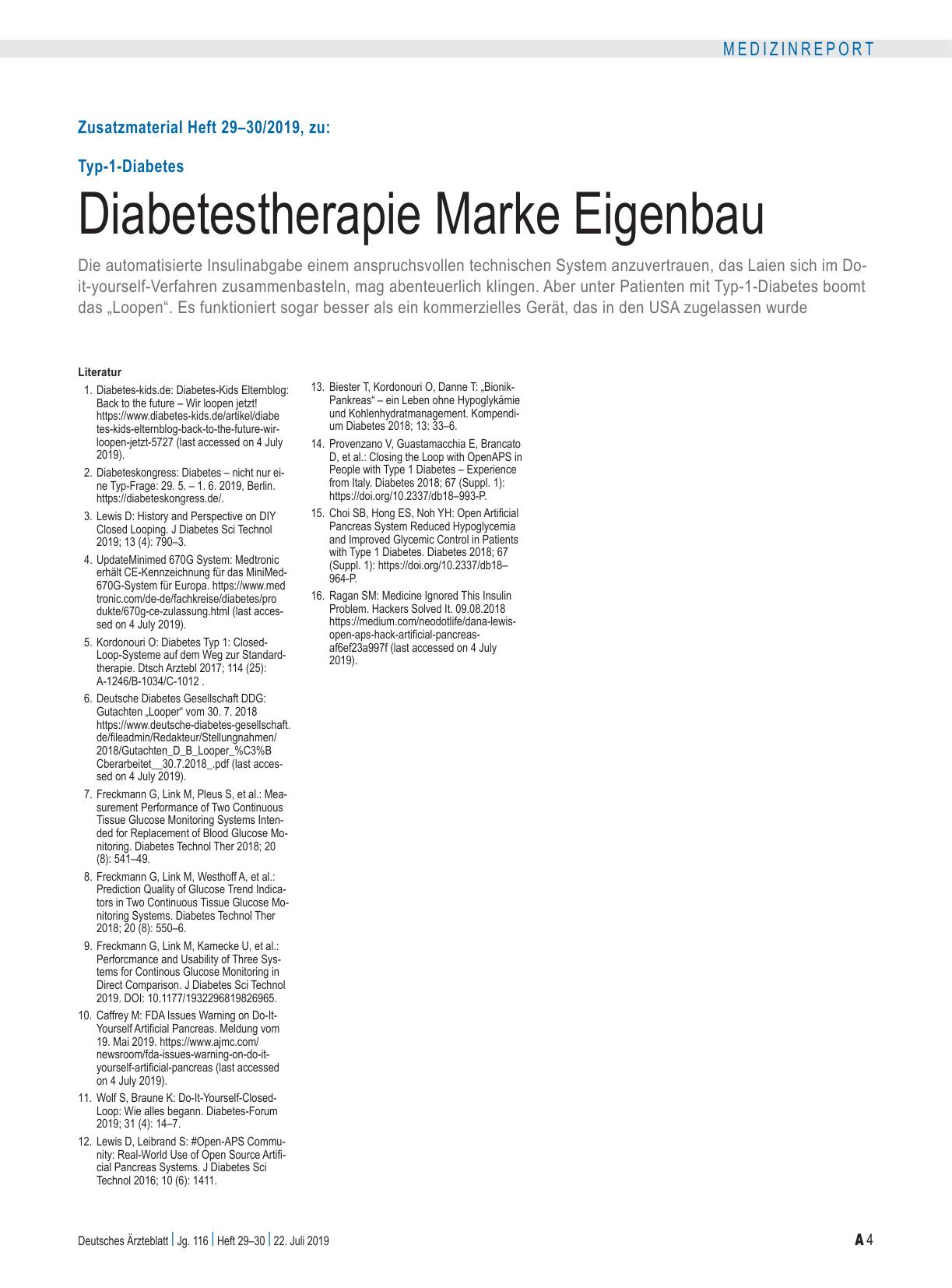 Vorschauseite 4: Typ-1-Diabetes: Diabetestherapie Marke Eigenbau