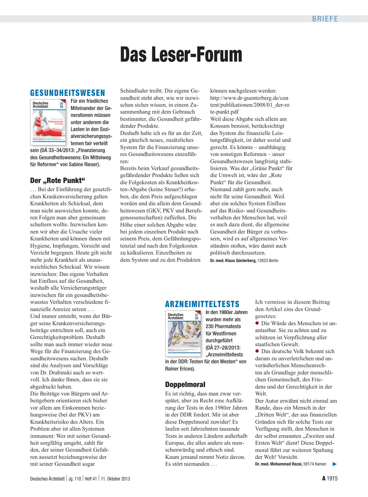 Vorschauseite 1: Arzneimitteltests: Doppelmoral