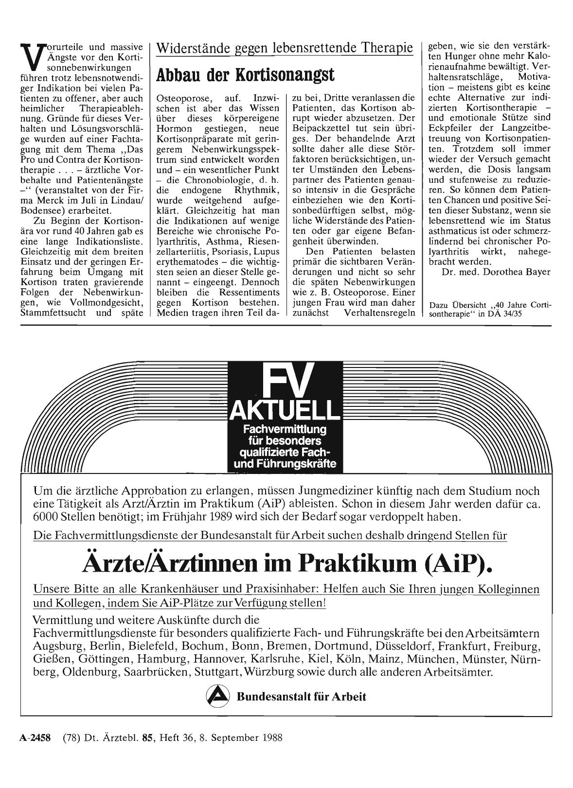 Vorschauseite 1: Widerstände gegen lebensrettende Therapie: Abbau der Kortisonangst