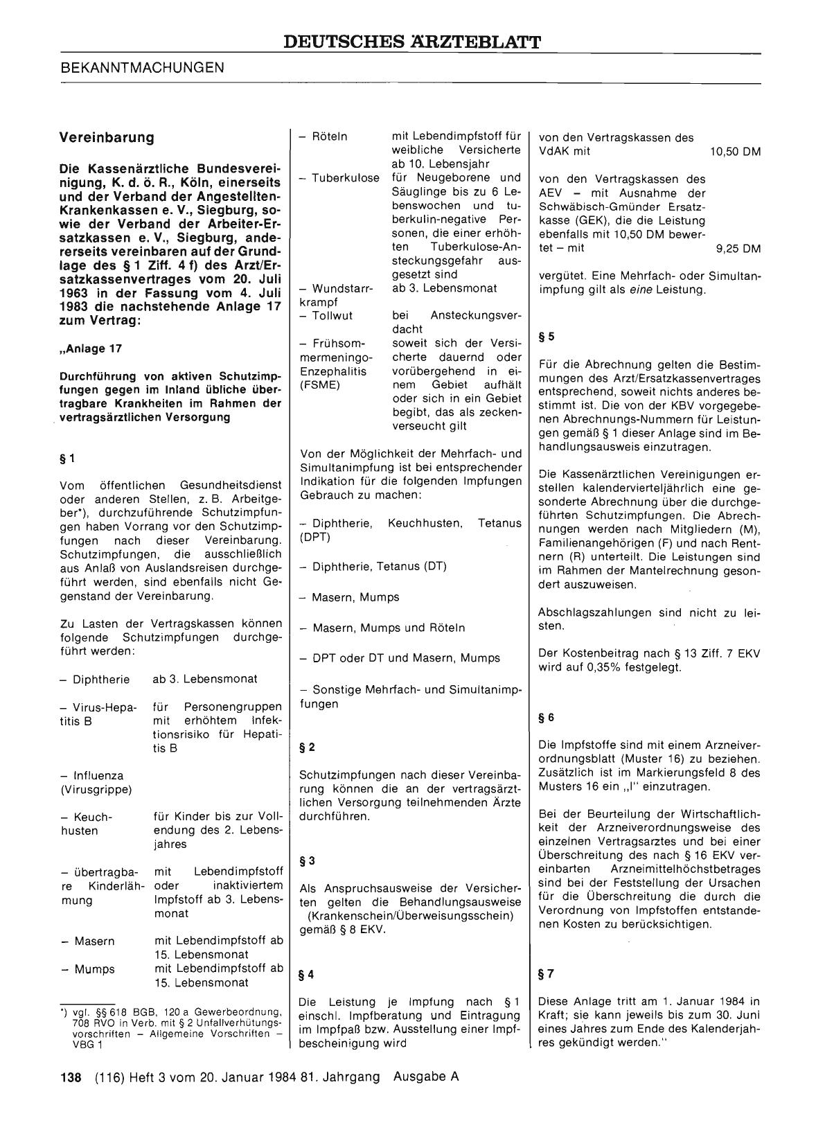 Vorschauseite 1: Vereinbarung