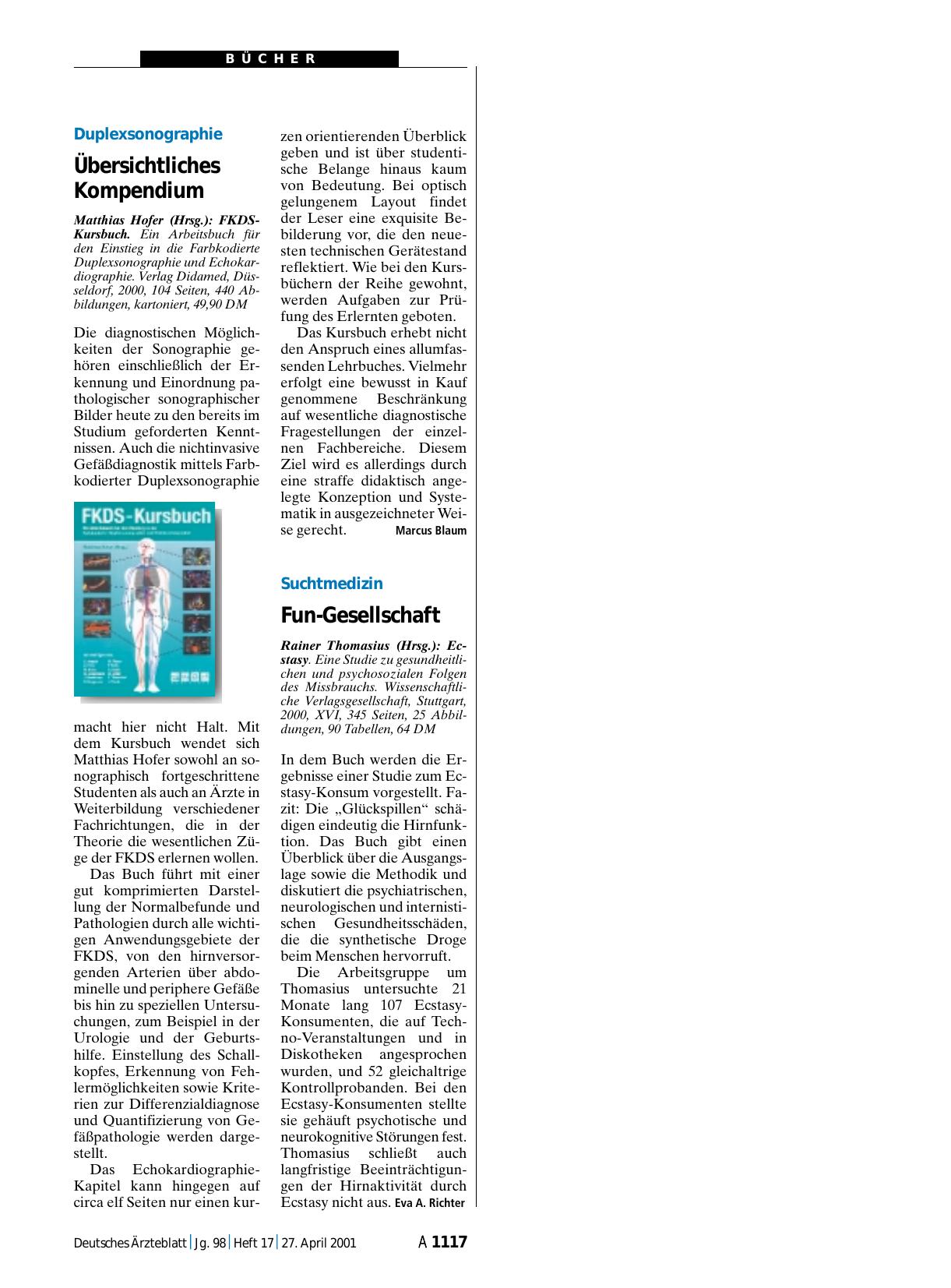 Vorschauseite 1: FKDS-Kursbuch. Ein Arbeitsbuch für den Einstieg in die Farbkodierte Duplexsonographie und Echokardiographie