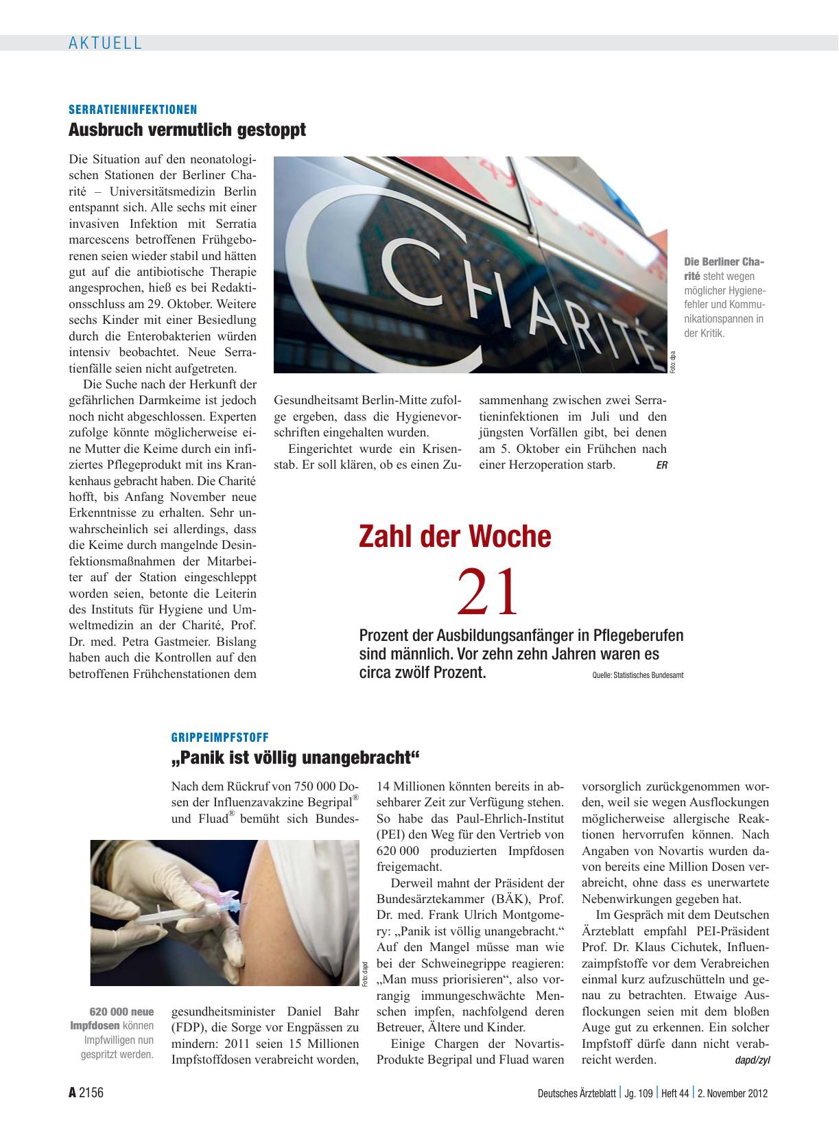 Vorschauseite 1: Zahl der Woche 21