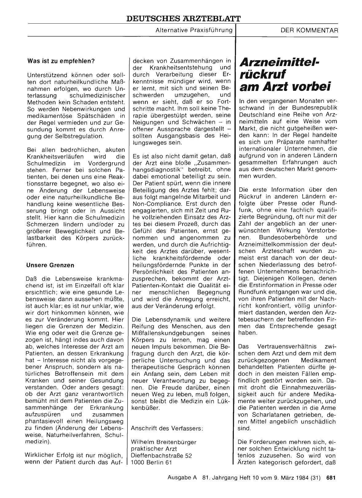Vorschauseite 1: Arzneimittelrückruf am Arzt vorbei